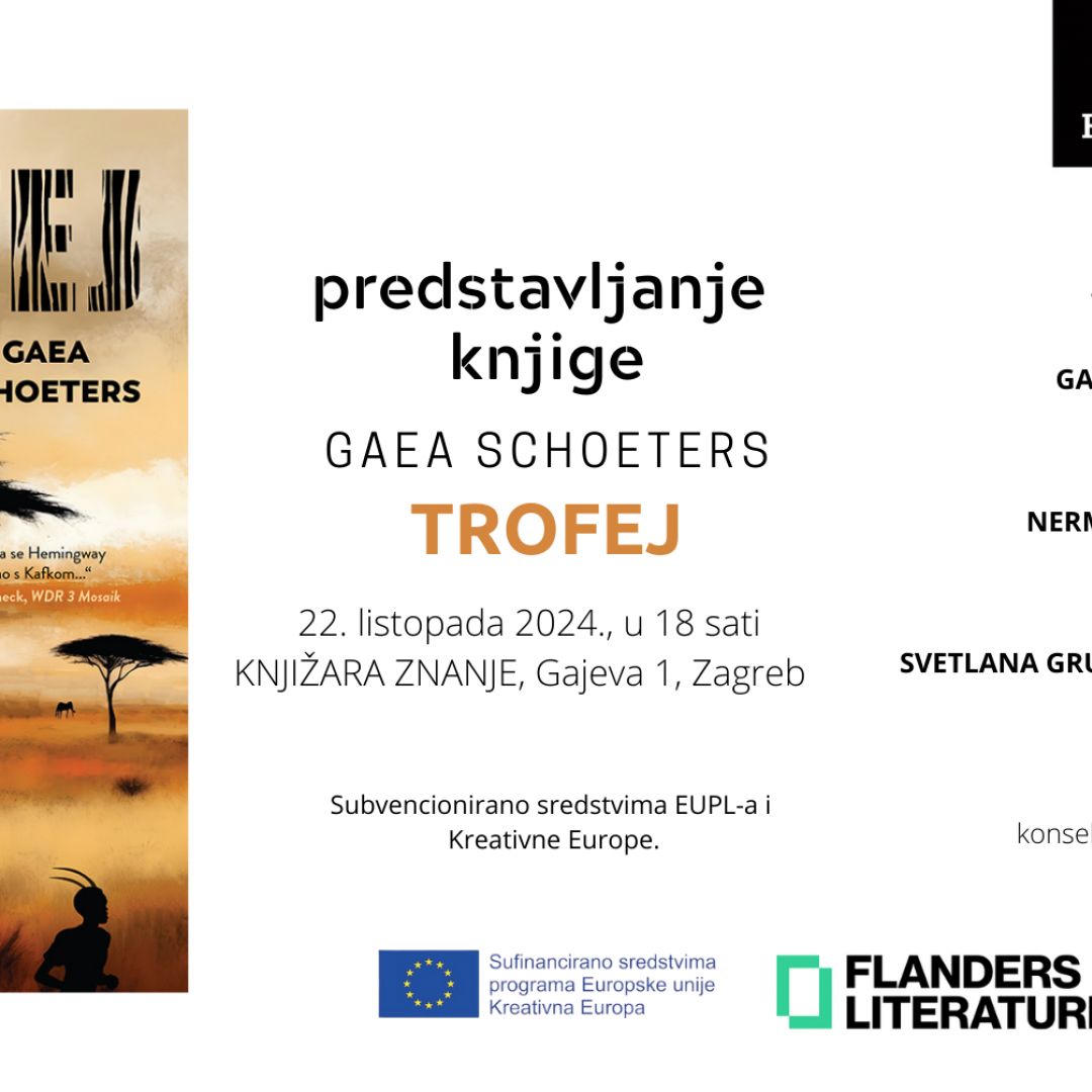 Predstavljanje knjige “Trofej” Gaee Schoeters